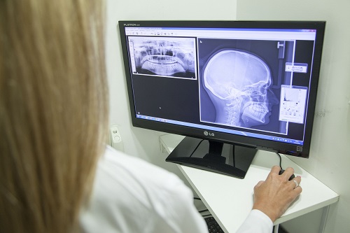 Doctor Reviewing Medical Imaging Scan