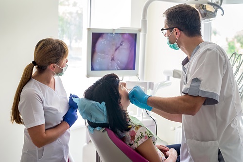 Intraoral Dental Camera with Custom Wire Assemblies